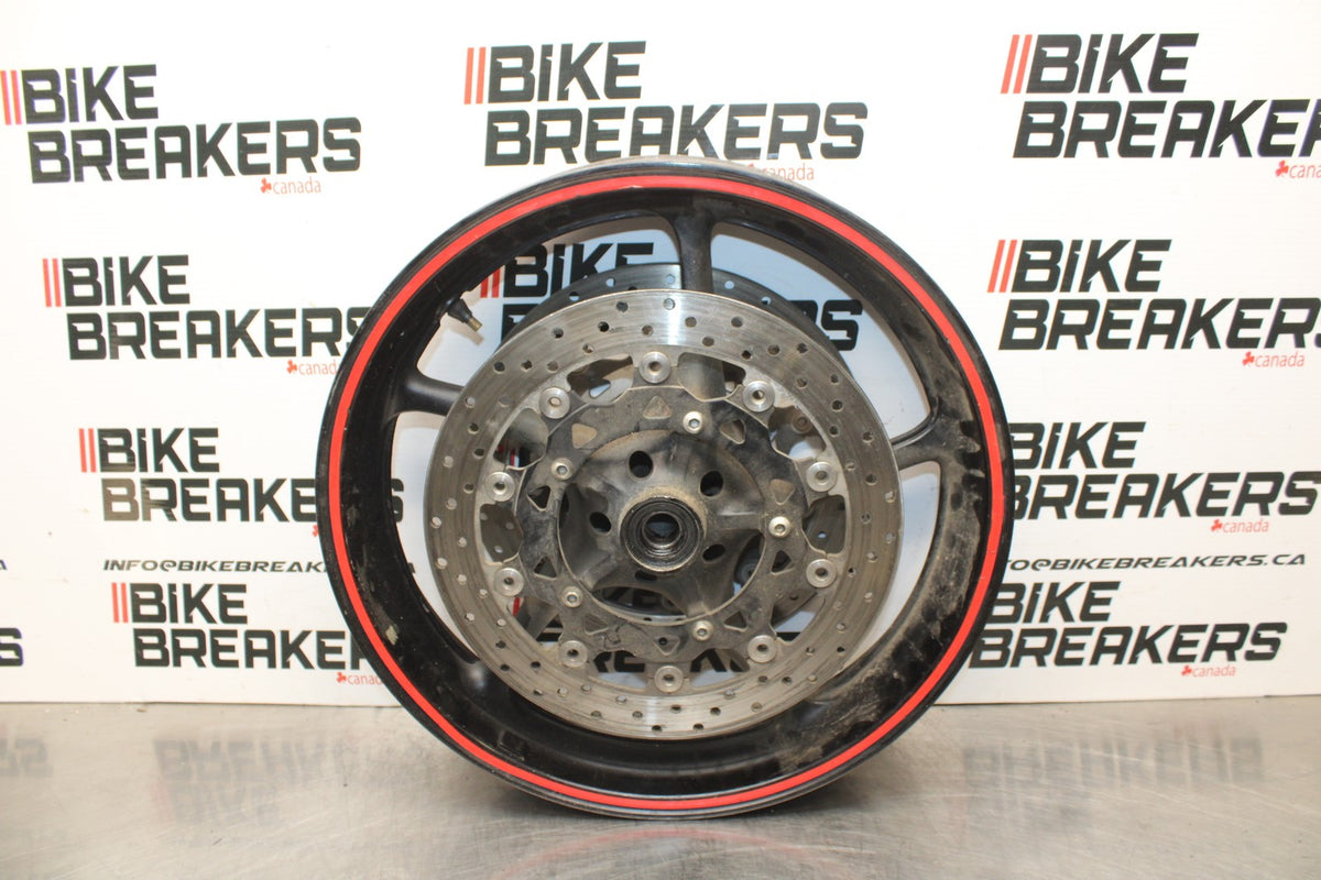 05 YAMAHA YZF R6 FRONT WHEEL FRONT RIM & ROTORS BB814