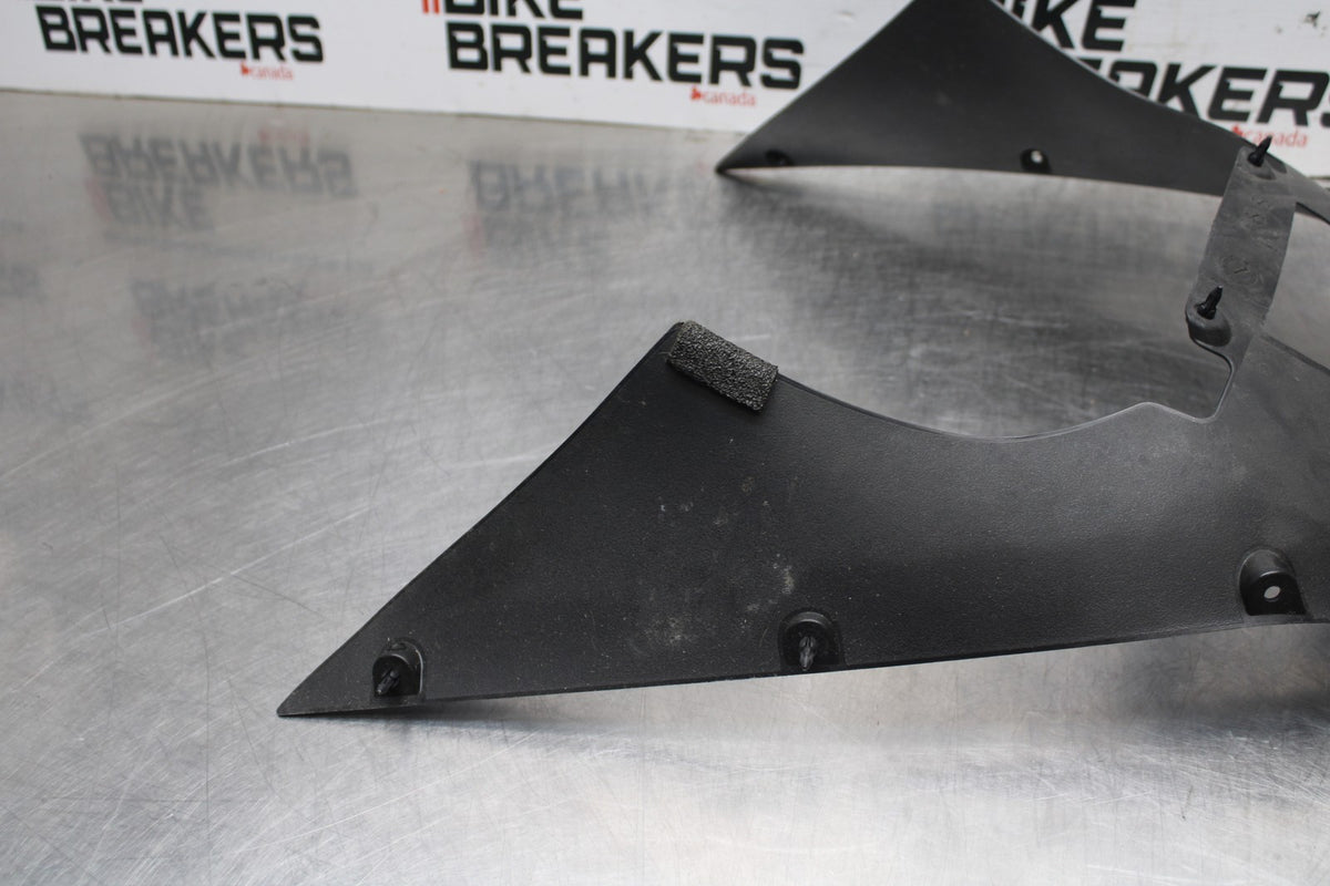 18 KAWASAKI NINJA ZX10R LOWER FRONT UPPER INNER HEADLIGHT COWL FAIRING  BB840