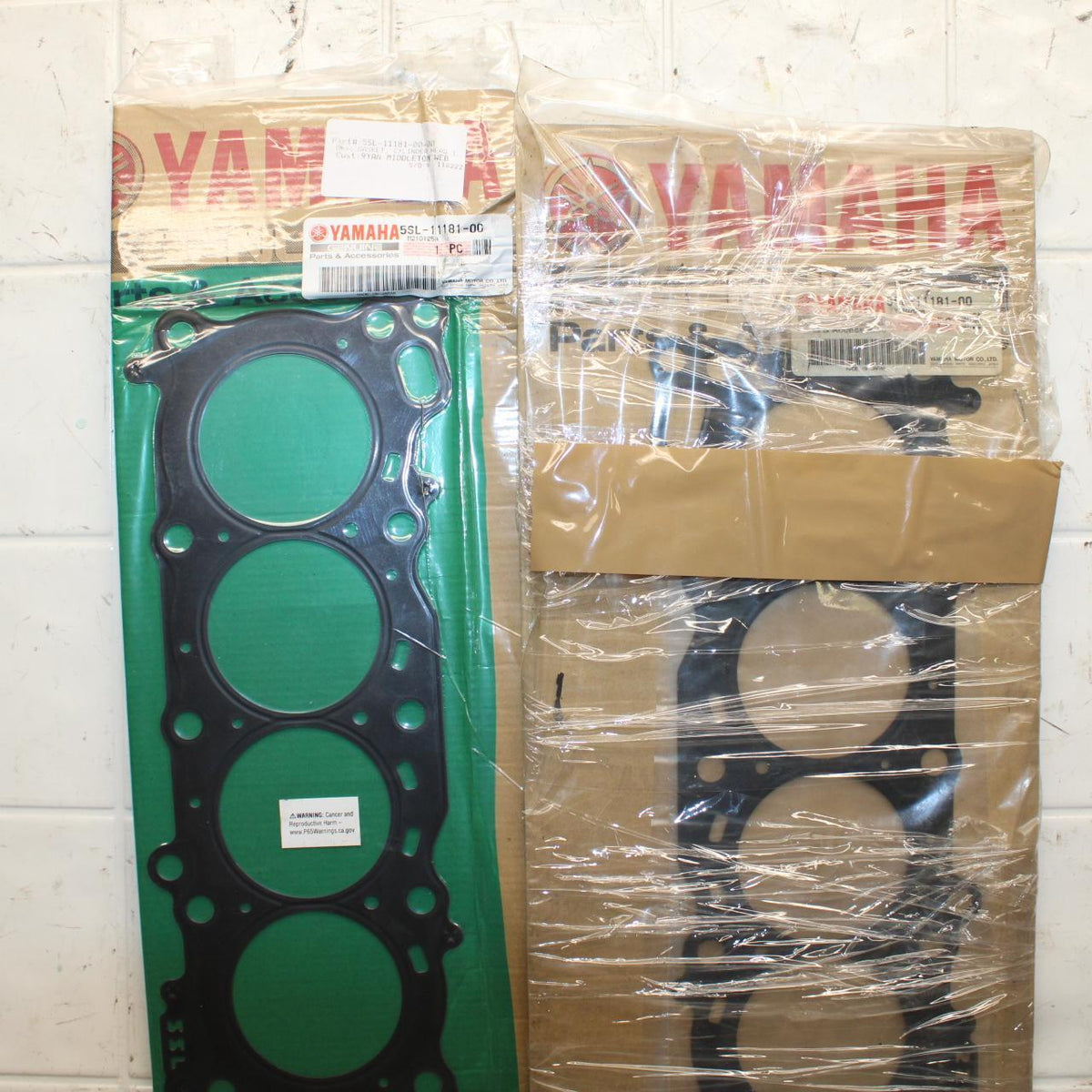 2007 Yamaha YZF R6S HEAD GASKETS YAMAHA BRAND NEW BB594