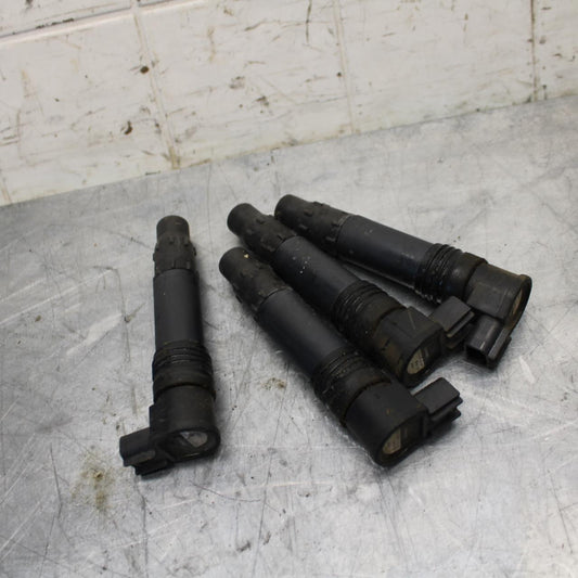 03 KAWASAKI ZX12R IGNITION COILS COIL SPARK PLUG CAPS BB472