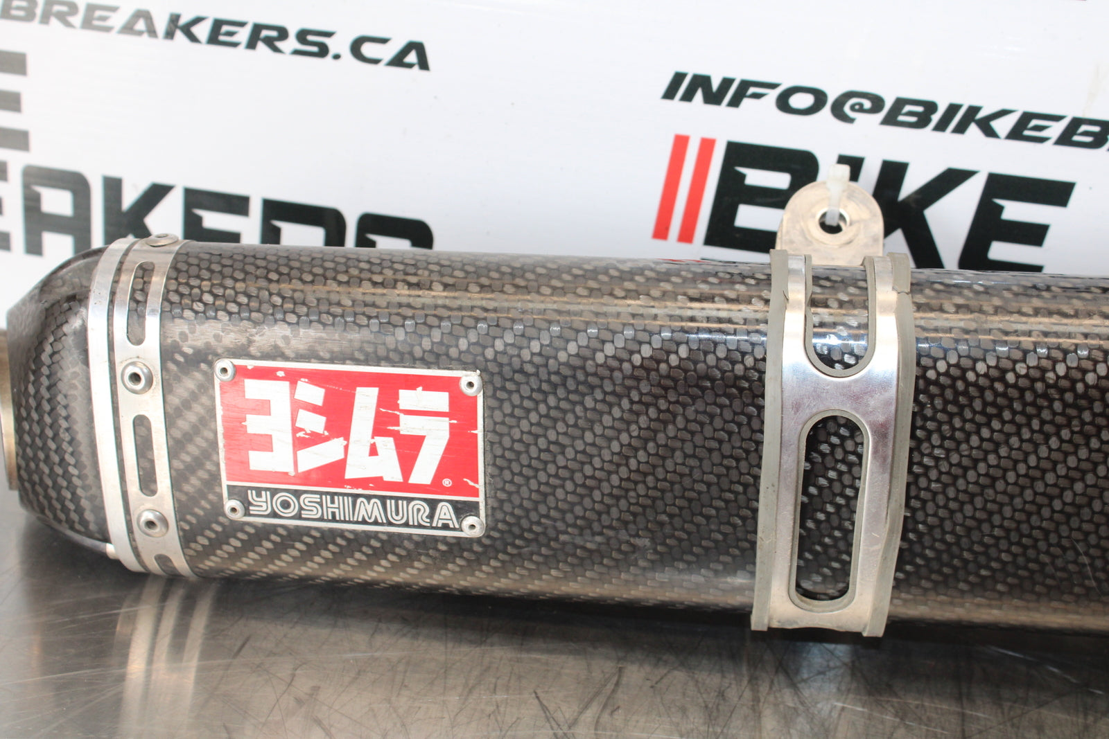 07-08 YAMAHA YZF R1 YOSHIMURA RIGHT EXHAUST MUFFLER SLIP ON CAN SILENCER BB160