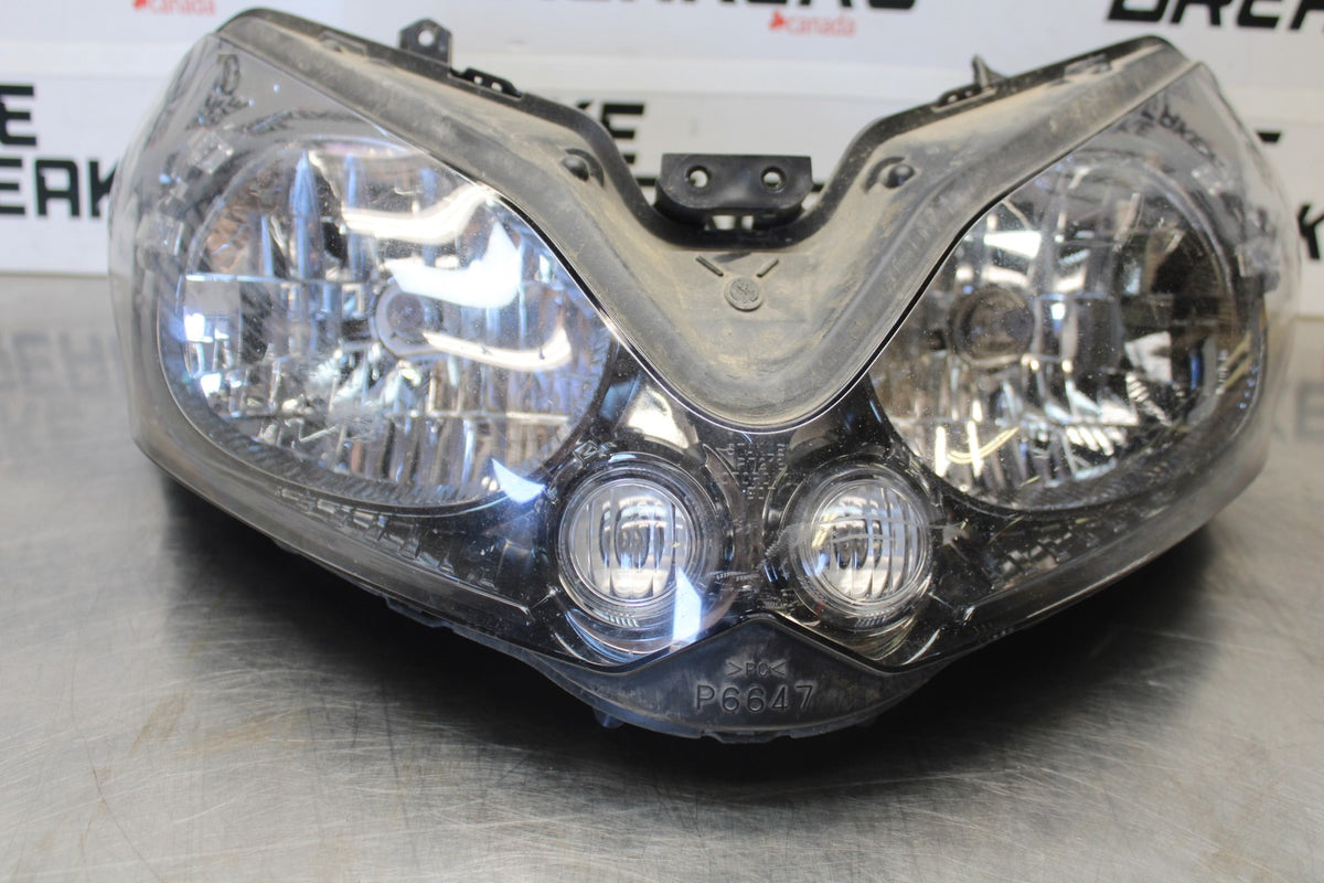 09 KAWASAKI CONCOURS 14 ZG1400B FRONT HEADLIGHT HEAD LIGHT LAMP BB875