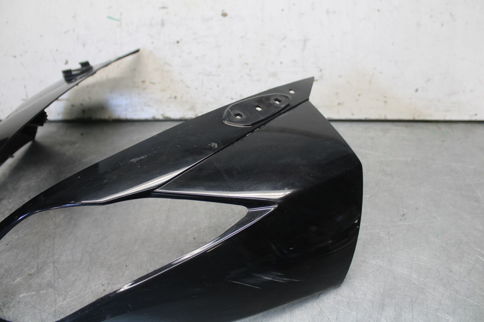09-12 KAWASAKI NINJA ZX6R FRONT UPPER NOSE FAIRING SHROUD 55028-0251-H8  BB698