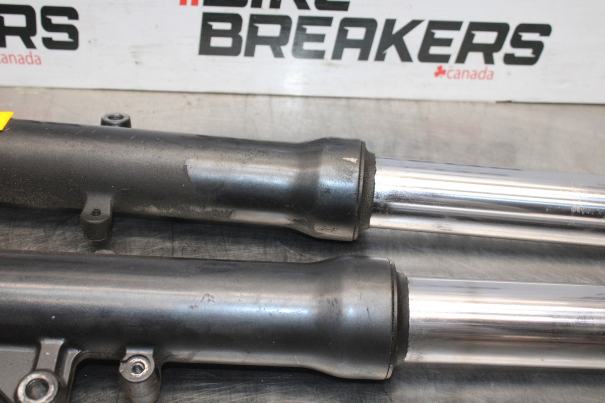 98 KAWASAKI NINJA ZX6 FRONT FORKS SHOCK SUSPENSION SET PAIR BB870