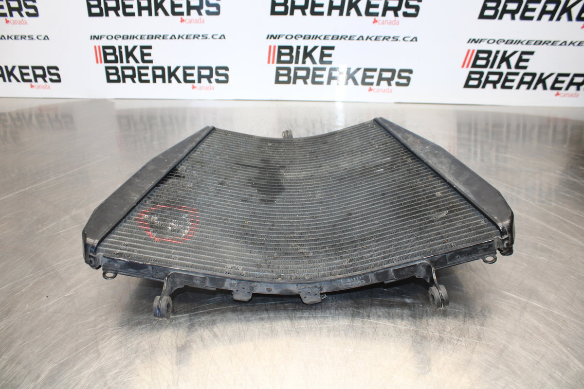 12-16 HONDA CBR1000RR ENGINE RADIATOR MOTOR COOLER COOLING RADIATER BB157