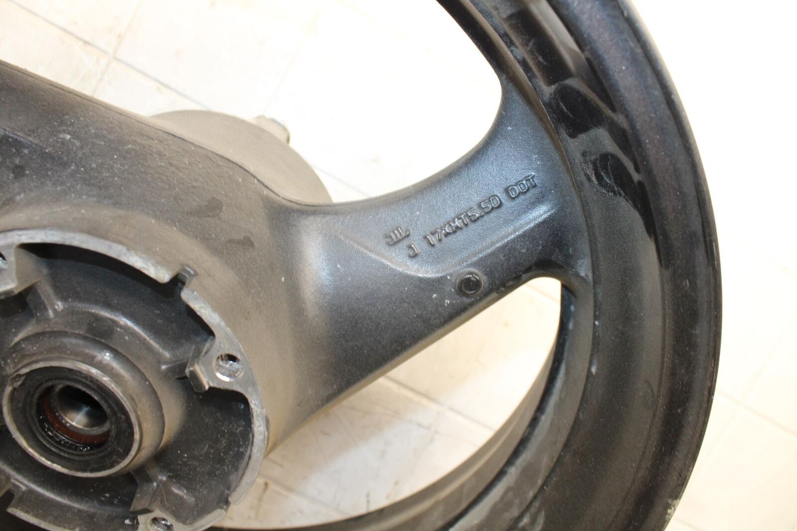 1999 Honda Super Hawk 1000 VTR1000F REAR WHEEL RIM ROTOR BACK BRAKE DISC BB51
