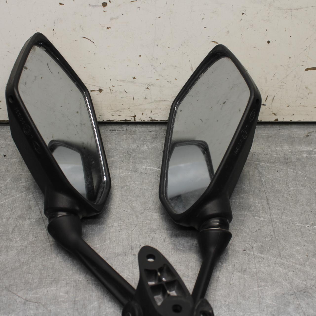 09-12 KAWASAKI NINJA ZX6R REARVIEW MIRROR SET PAIR LEFT RIGHT  BB640