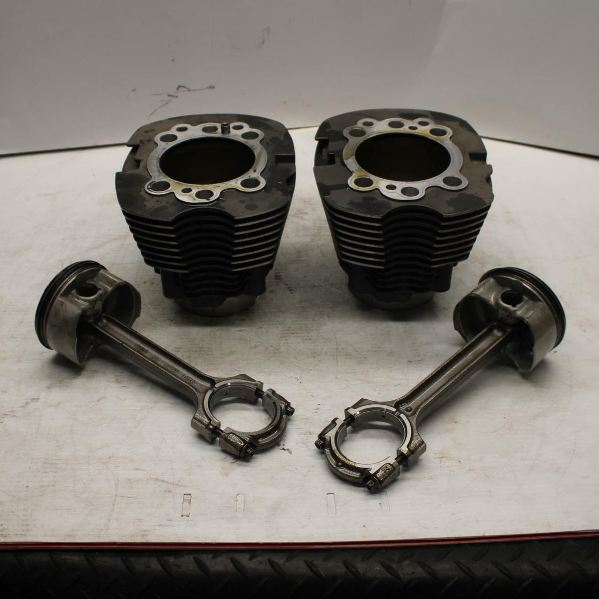06 YAMAHA ROAD STAR XV1700PC WARRIOR  ENGINE MOTOR PISTON CYLINDERS BB262
