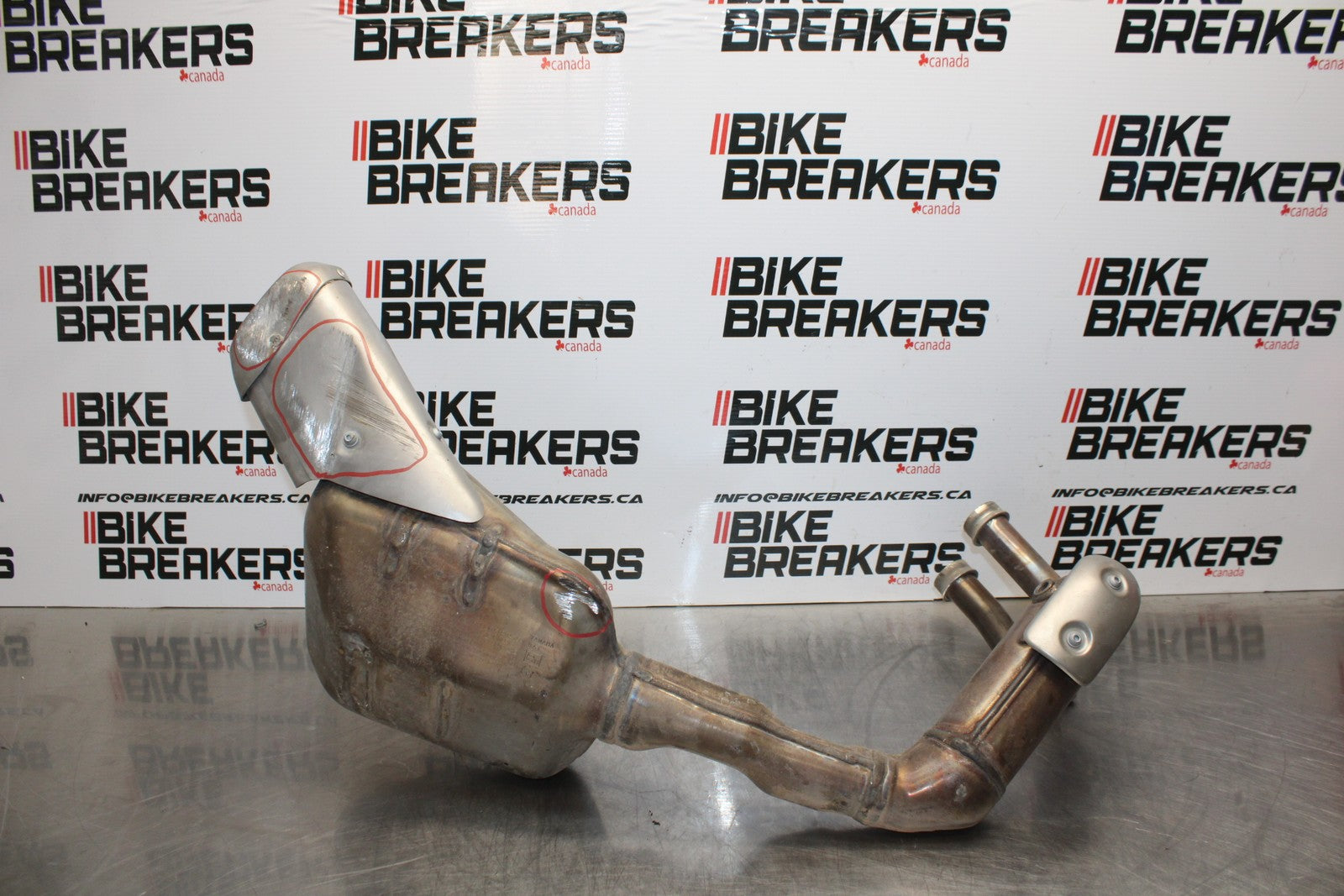 22-25 YAMAHA YZF R7 FULL EXHAUST SYSTEM HEADERS PIPE MUFFLER BB176