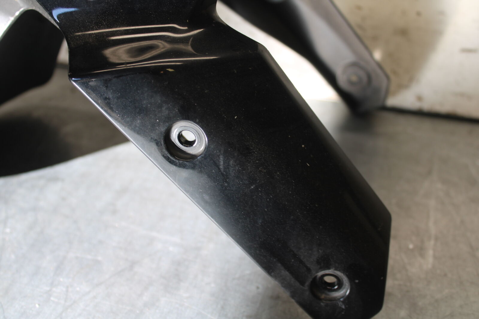 09-12 KAWASAKI NINJA ZX6R FRONT WHEEL FENDER COWL FAIRING 5004-0118-17K BB698