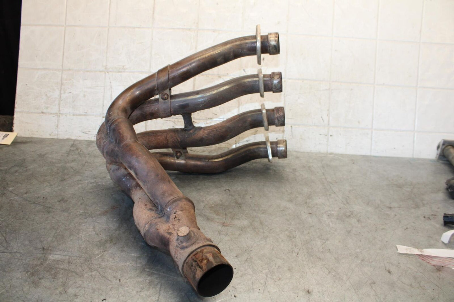 06-07 SUZUKI GSXR750 EXHAUST HEADER PIPES MANIFOLD 14100-02H00 14100-02H10 BB543