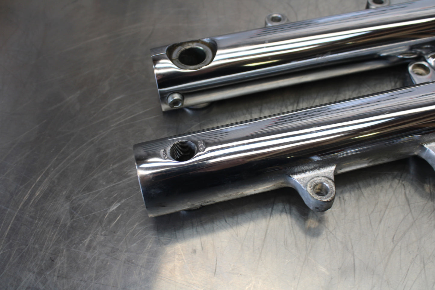 09 YAMAHA ROYAL STAR XVZ1300TF VENTURE FRONT FORKS SHOCK SUSPENSION SET BB151