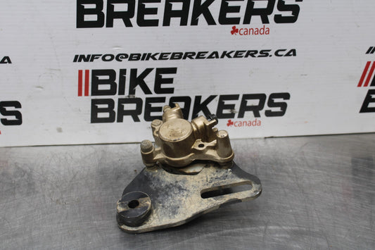 08 HONDA CBR125R REAR BACK BRAKE CALIPER W MOUNT BRACKET BB804