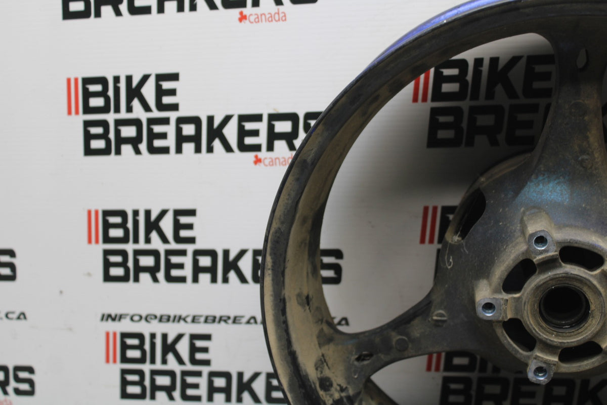 06-07 SUZUKI GSXR600 REAR WHEEL BACK RIM & ROTOR BB836