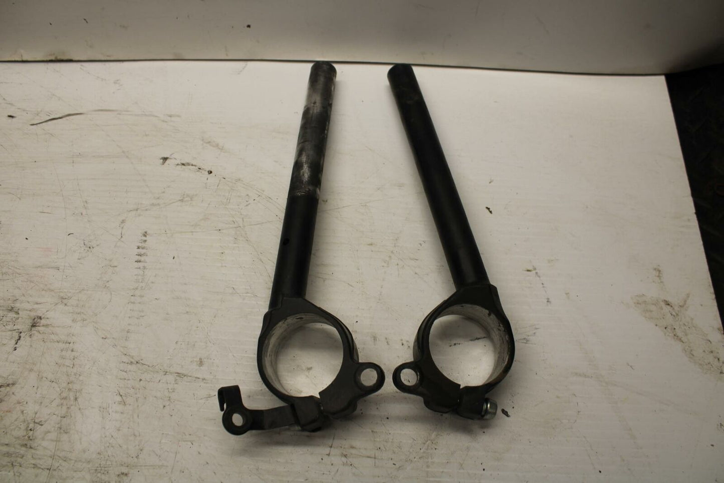 07-08 KAWASAKI NINJA ZX6R LEFT RIGHT CLIP ON ONS HANDLEBARS PAIR SET BB274