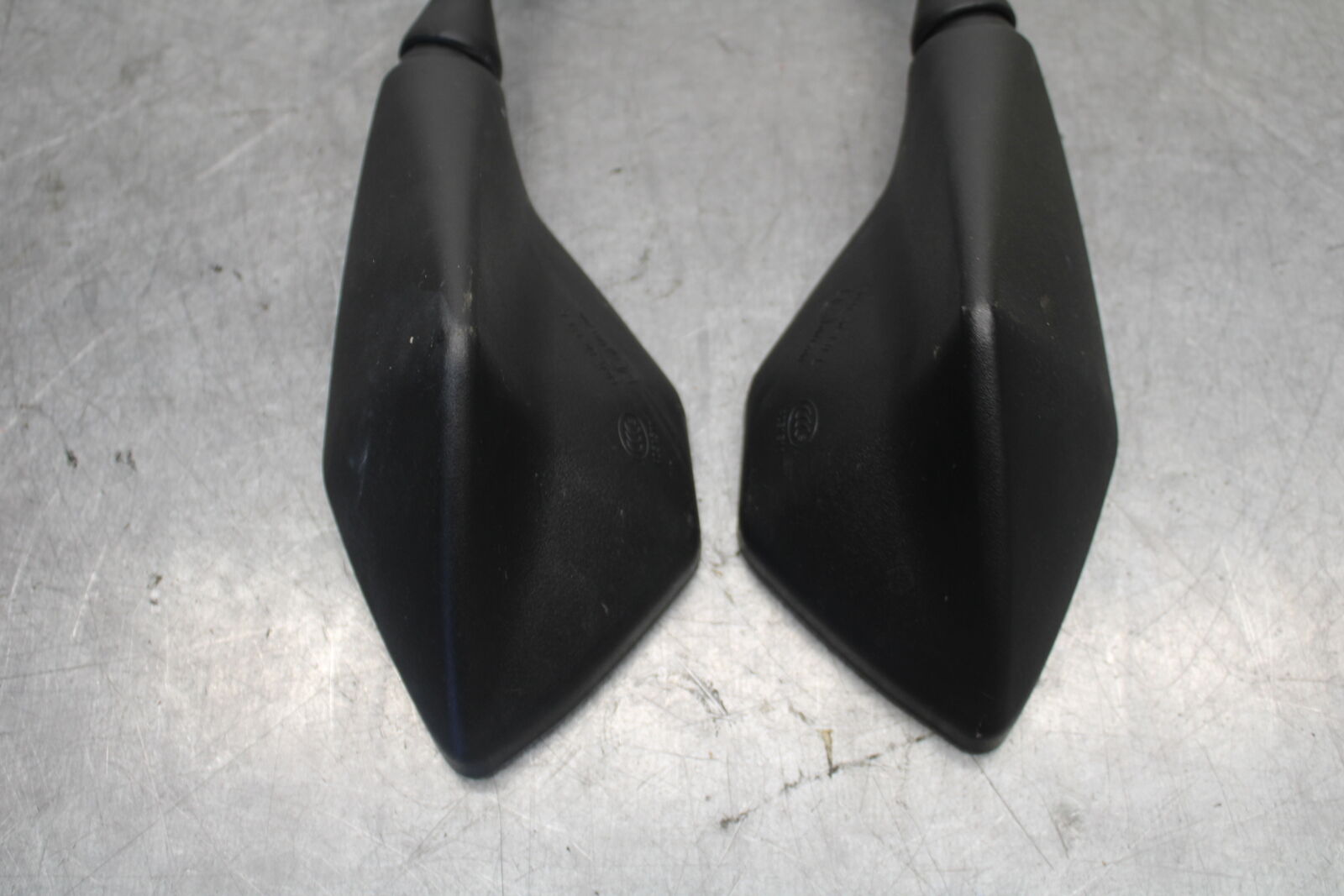 09-12 KAWASAKI NINJA ZX6R REAR VIEW MIRROR SET PAIR MIRRORS BB698