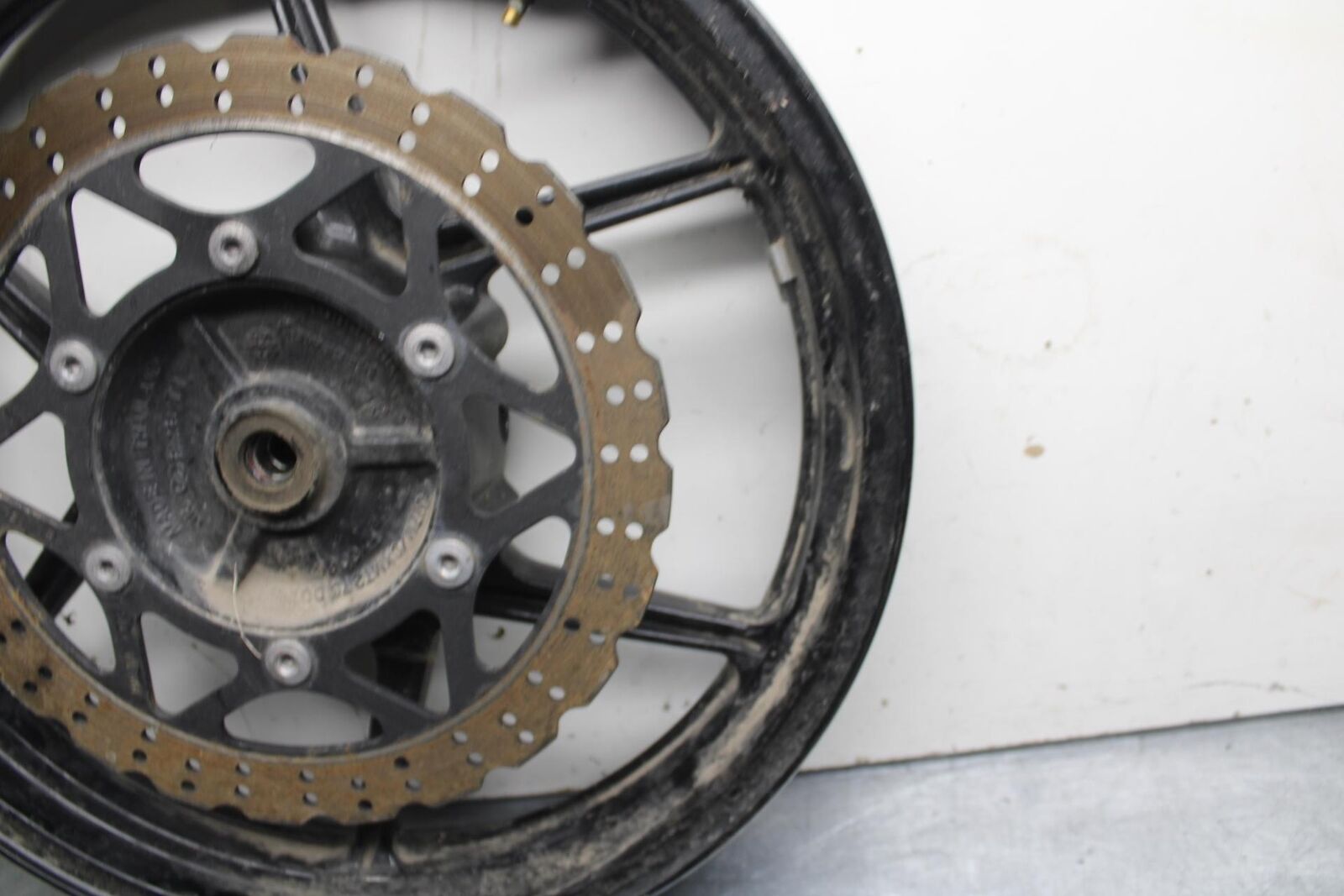 08-12 KAWASAKI NINJA 250R EX250J FRONT WHEEL RIM DISC ROTOR BB612