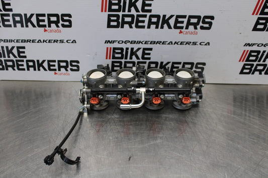 21-23 KAWASAKI NINJA ZX6R MAIN FUEL INJECTORS / THROTTLE BODIES BB179