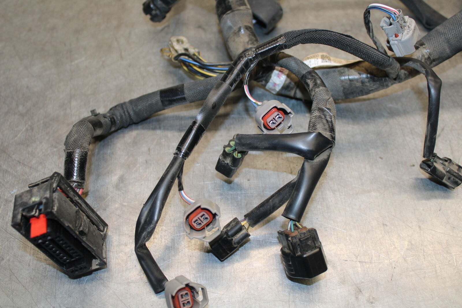 19-23 KAWASAKI NINJA ZX6R MAIN ENGINE WIRING HARNESS MOTOR WIRE LOOM BB701