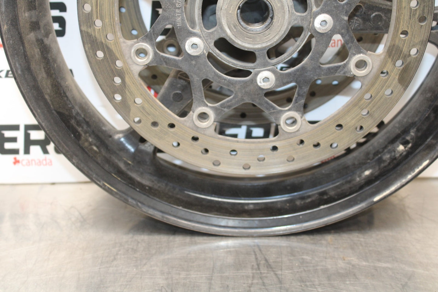 06-07 SUZUKI GSXR 600 FRONT WHEEL FRONT RIM & ROTORS BB170 
