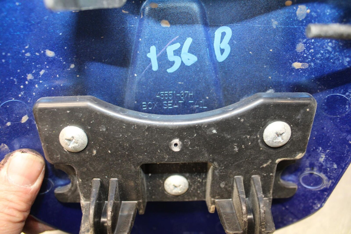 08-10 SUZUKI GSXR 600 750 BLUE REAR BACK SEAT SOLO COWL FAIRING COVER BB101