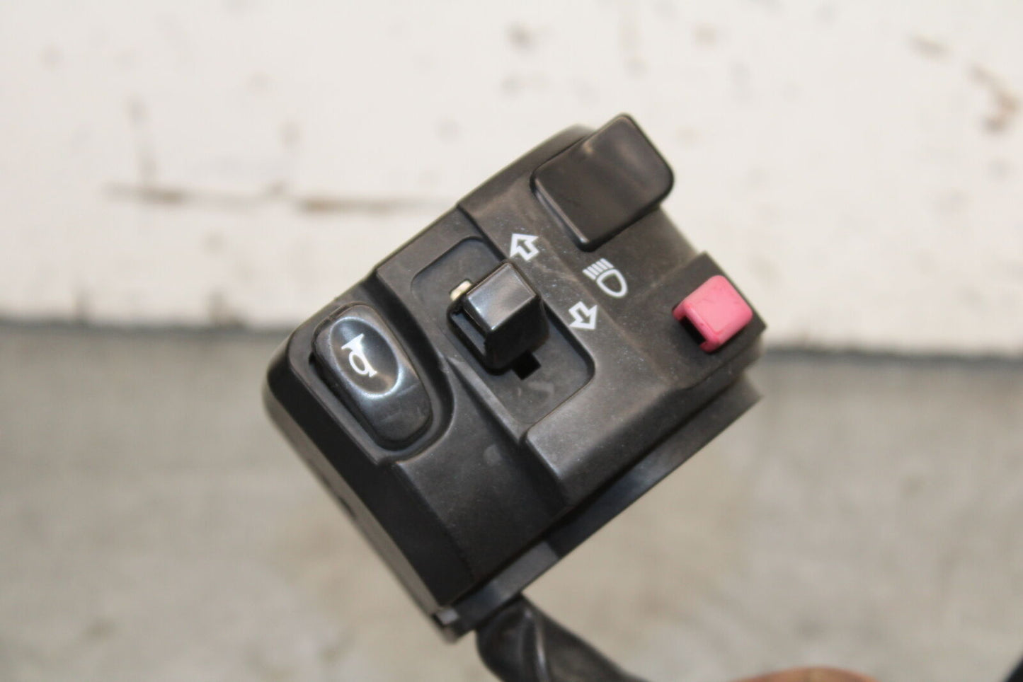 12-17 KAWASAKI ER-6N Z650 LEFT CLIP ON HANDLE HORN SIGNALS SWITCH SWITCHES BB709