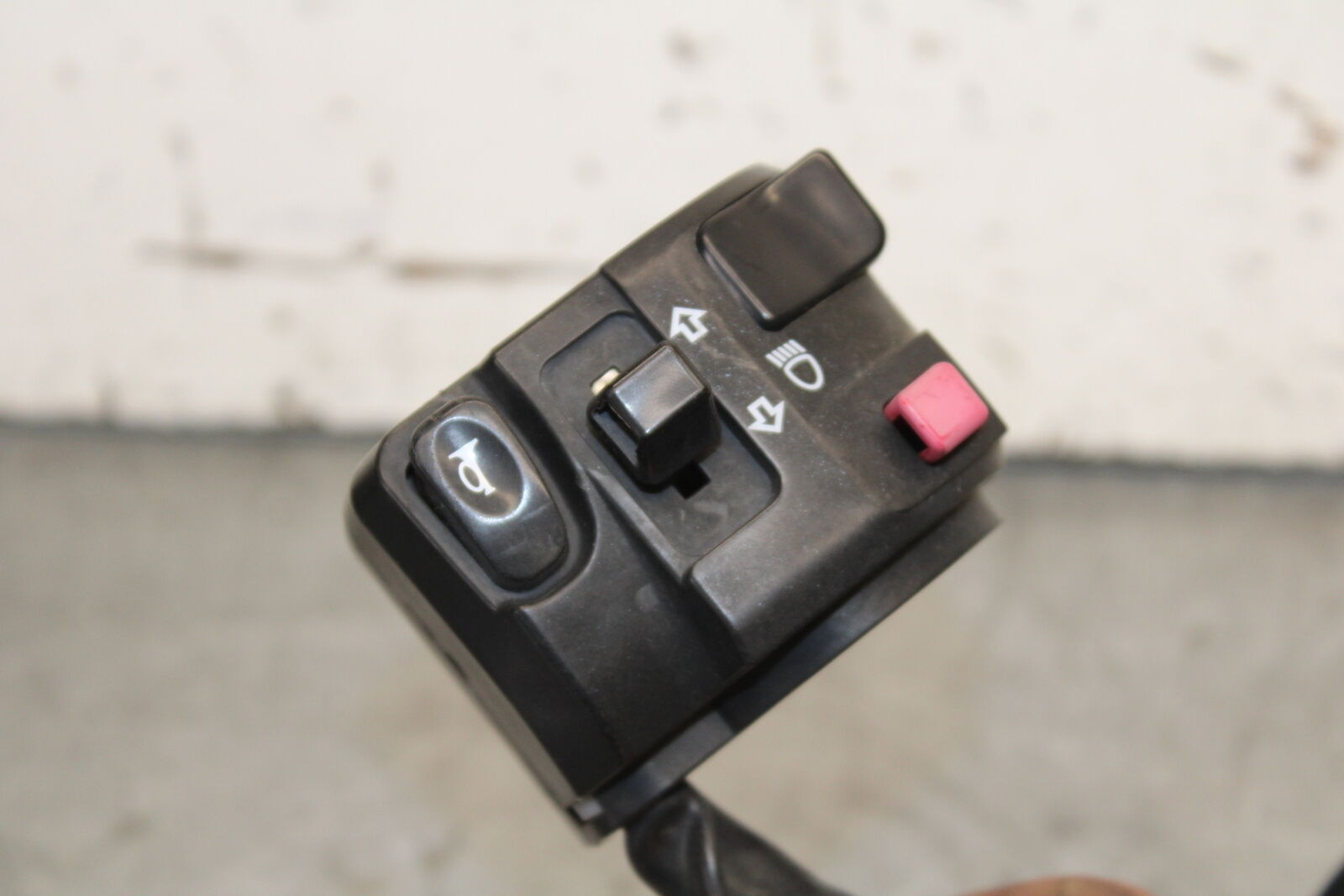 12-17 KAWASAKI ER-6N Z650 LEFT CLIP ON HANDLE HORN SIGNALS SWITCH SWITCHES BB709