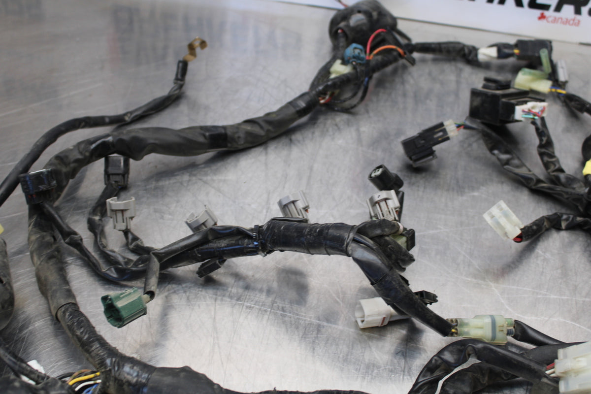 09-15 YAMAHA FZ6R MAIN ENGINE WIRING HARNESS MOTOR WIRE LOOM BB161