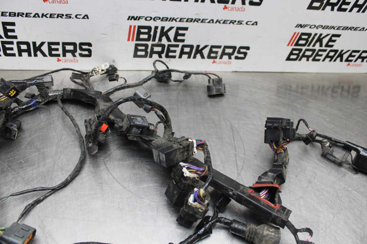 14 TRIUMPH STREET TRIPLE ABS MAIN ENGINE WIRING HARNESS MOTOR WIRE LOOM BB808