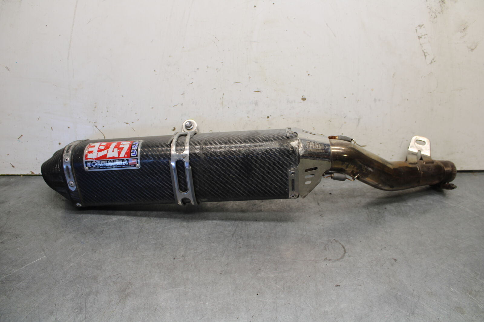 05-06 SUZUKI GSXR1000 YOSHIMURA EXHAUST PIPE MUFFLER SLIP ON CAN SILENCER BB677