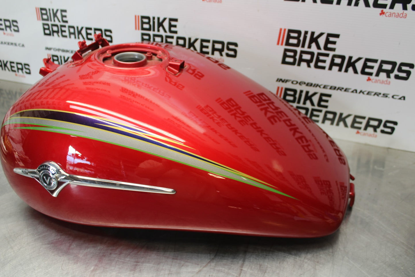 03 KAWASAKI VULCAN 1500 VN1500P MEAN STREAK GAS TANK FUEL PETROL RESERVOIR BB00