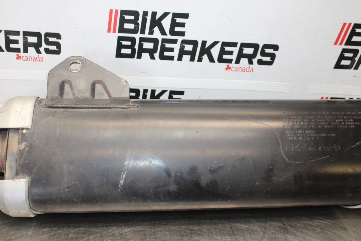09 KAWASAKI CONCOURS 14 ZG1400B EXHAUST PIPE MUFFLER SLIP ON CAN BB875