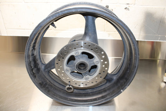 02-03 HONDA CBR954RR REAR WHEEL BACK RIM & DISC BB497