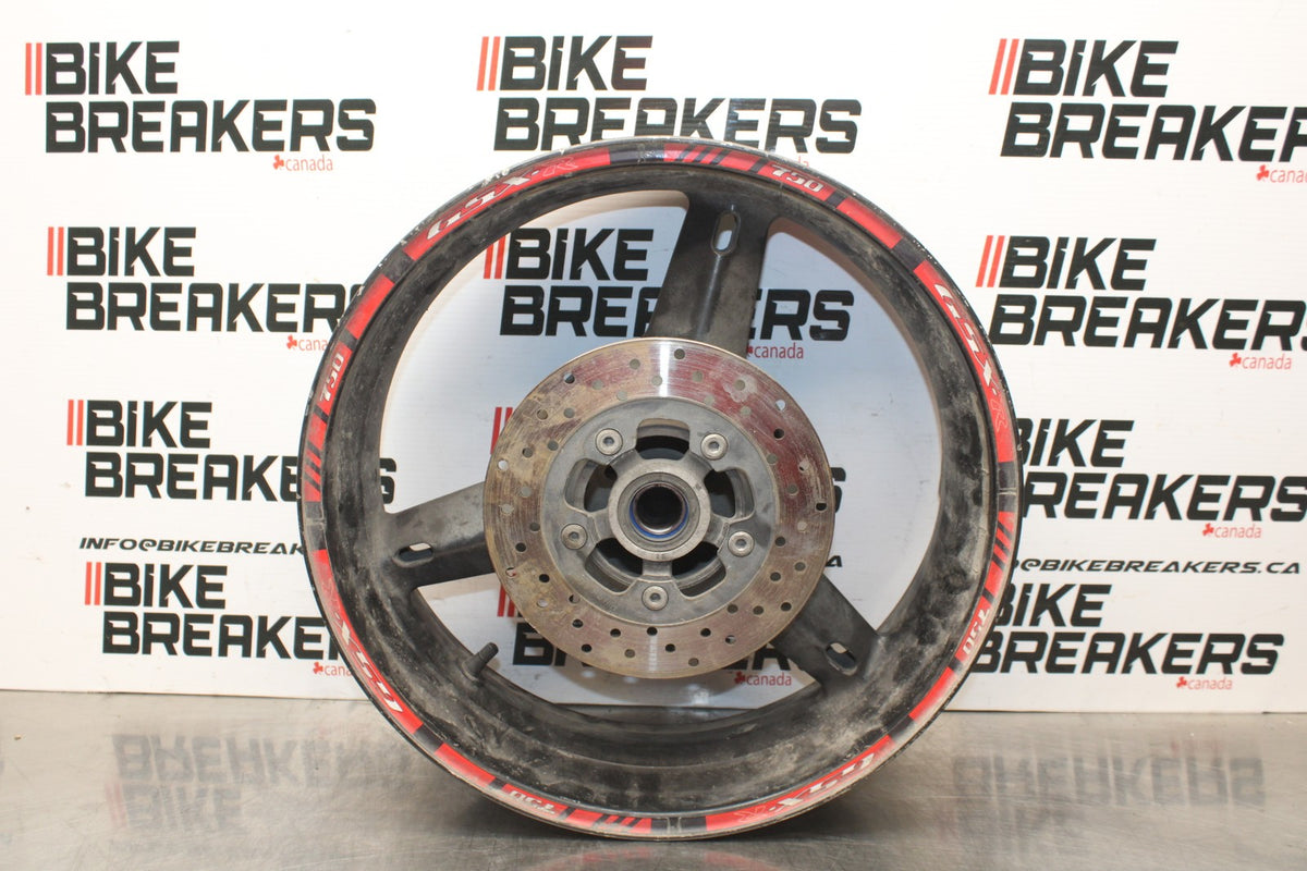 00 SUZUKI GSXR750 REAR WHEEL BACK RIM & ROTOR BB820
