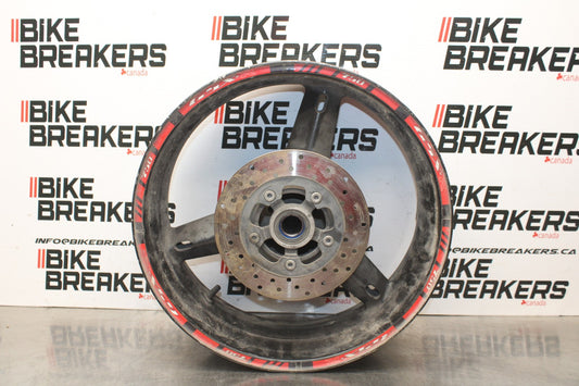00 SUZUKI GSXR750 REAR WHEEL BACK RIM & ROTOR BB820