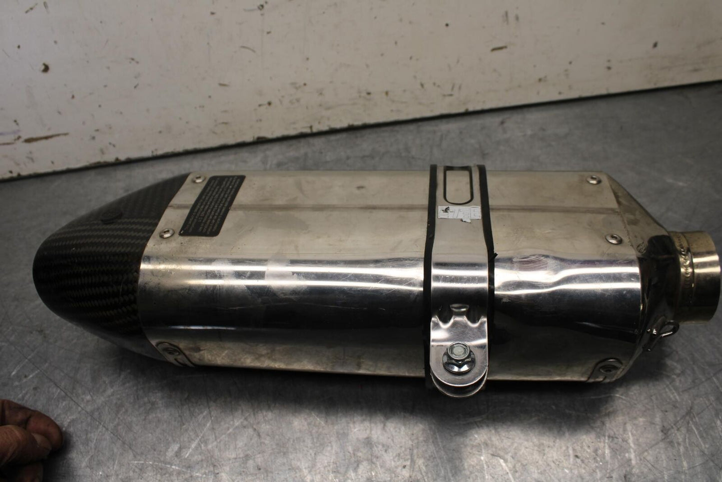 11-12 KAWASAKI Z1000 YOSHIMURA EXHAUST PIPE MUFFLER SLIP ON CAN SILENCER BB636