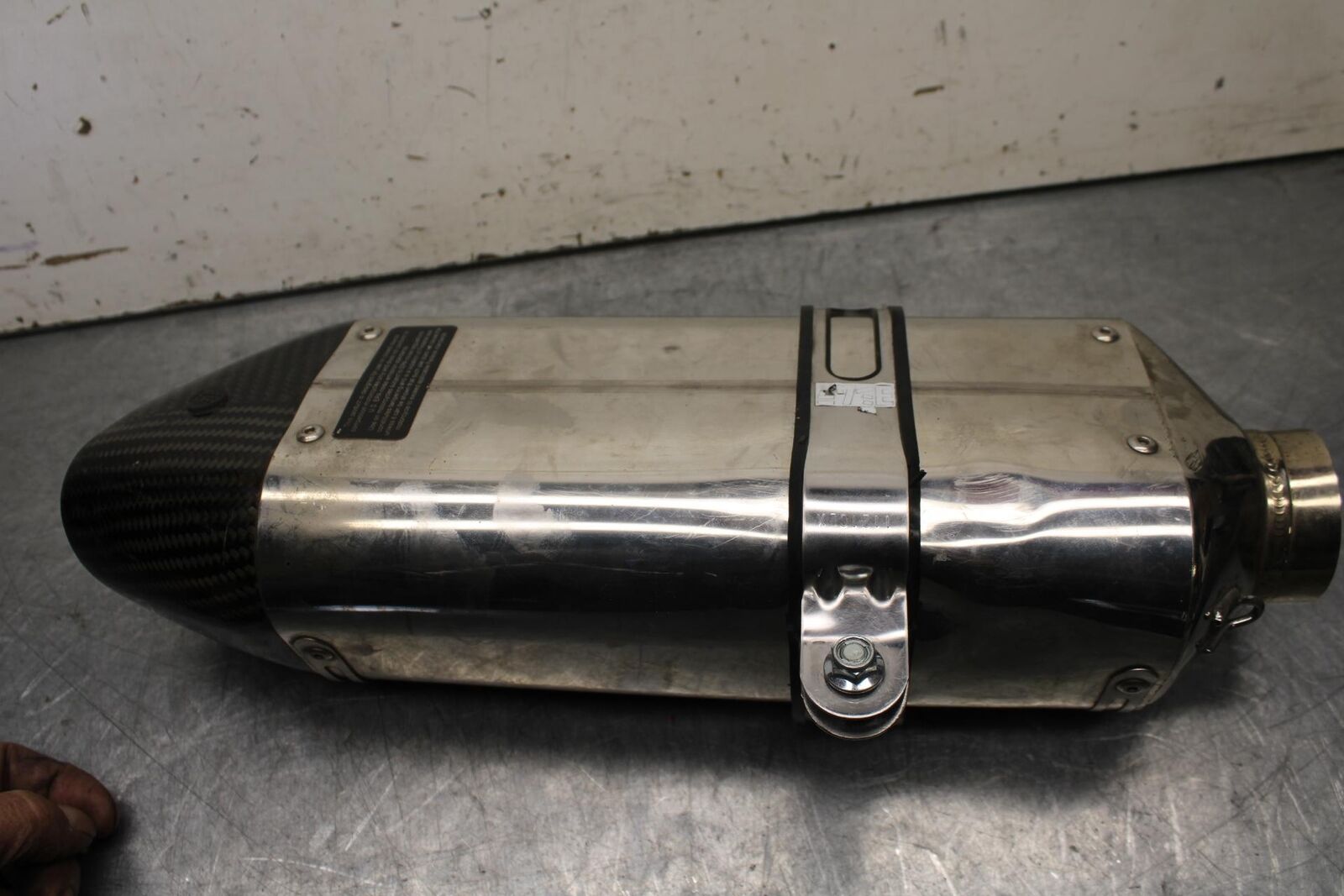 11-12 KAWASAKI Z1000 YOSHIMURA EXHAUST PIPE MUFFLER SLIP ON CAN SILENCER BB636