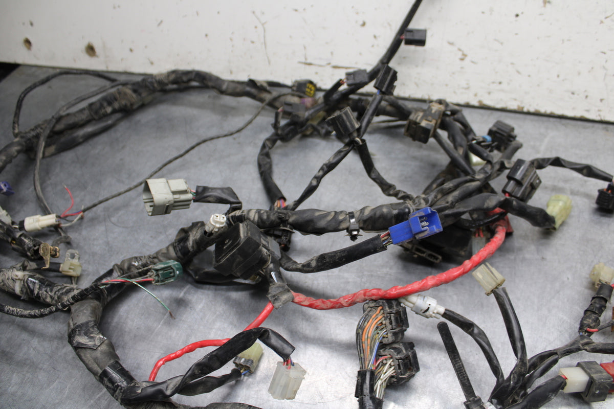 07-08 YAMAHA YZF R1 MAIN ENGINE WIRING HARNESS MOTOR WIRE LOOM BB724