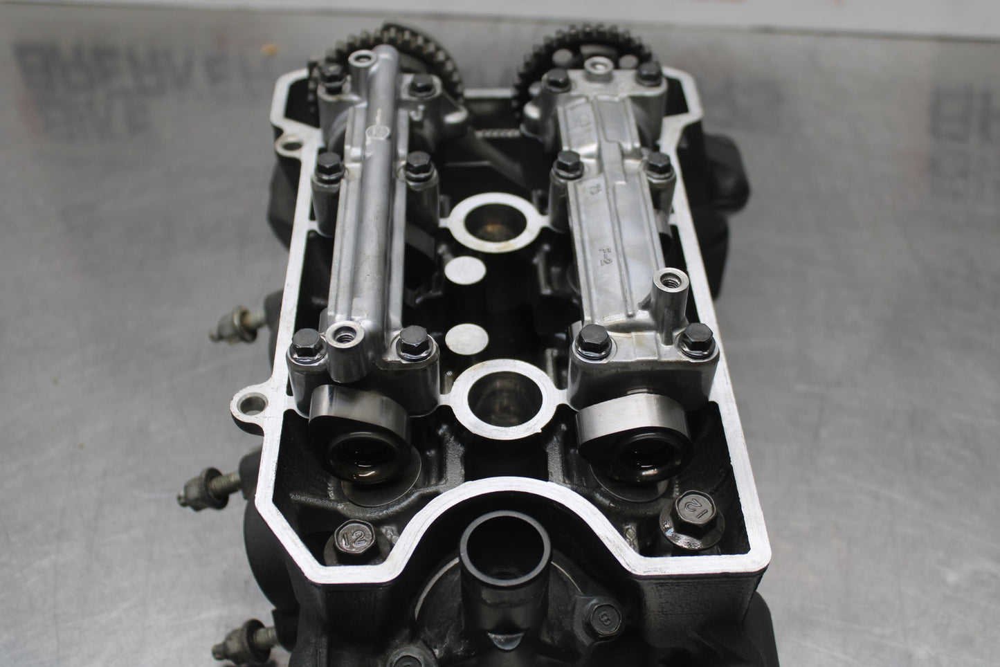 14-17 YAMAHA FZ07 7800km ENGINE TOP END CYLINDER HEAD BB766