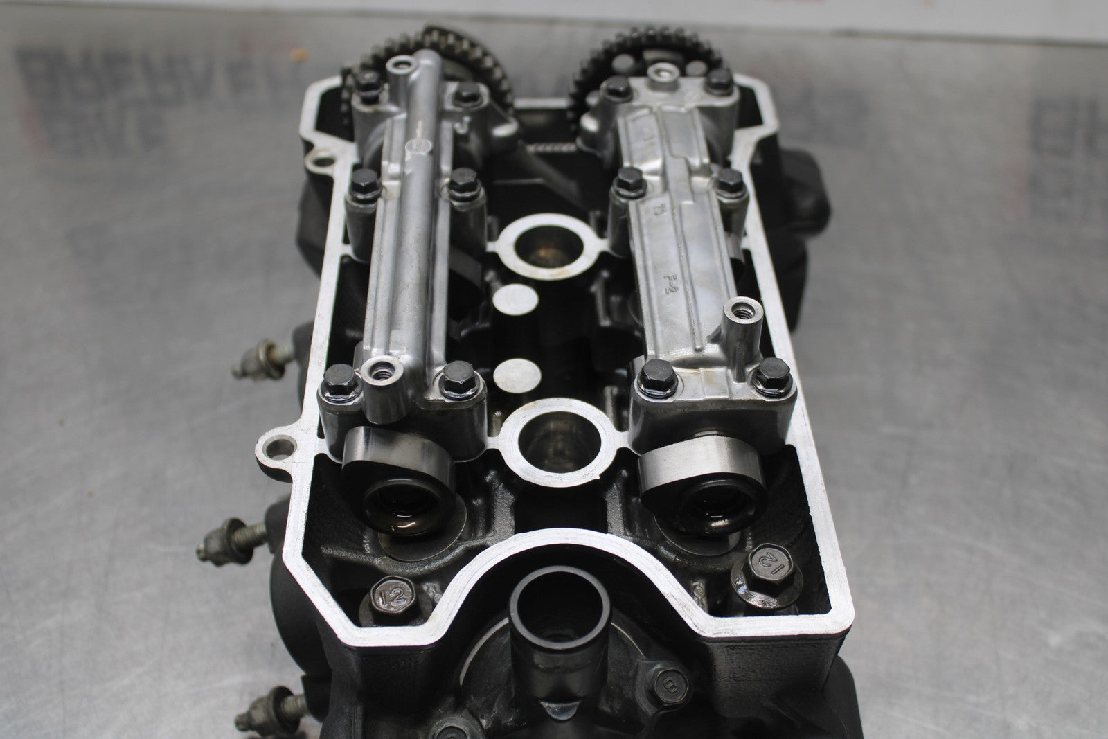 14-17 YAMAHA FZ07 7800km ENGINE TOP END CYLINDER HEAD BB766