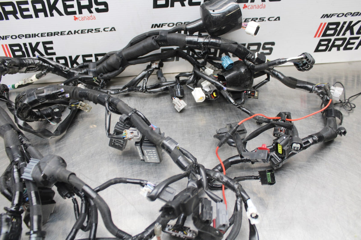 22 KAWASAKI NINJA 1000SX MAIN ENGINE WIRING HARNESS MOTOR WIRE LOOM BB780