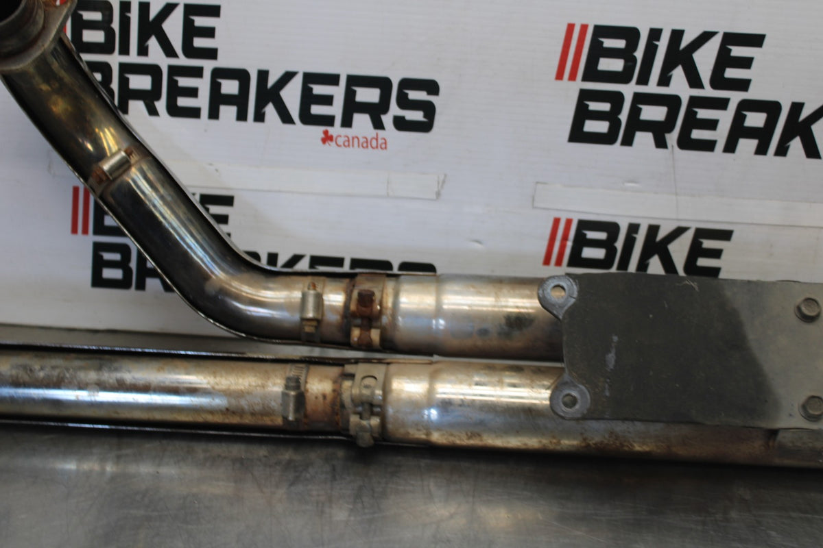 08 YAMAHA V STAR 1100 XVS1100AW CLASSIC COBRA FULL EXHAUST PIPE BB916