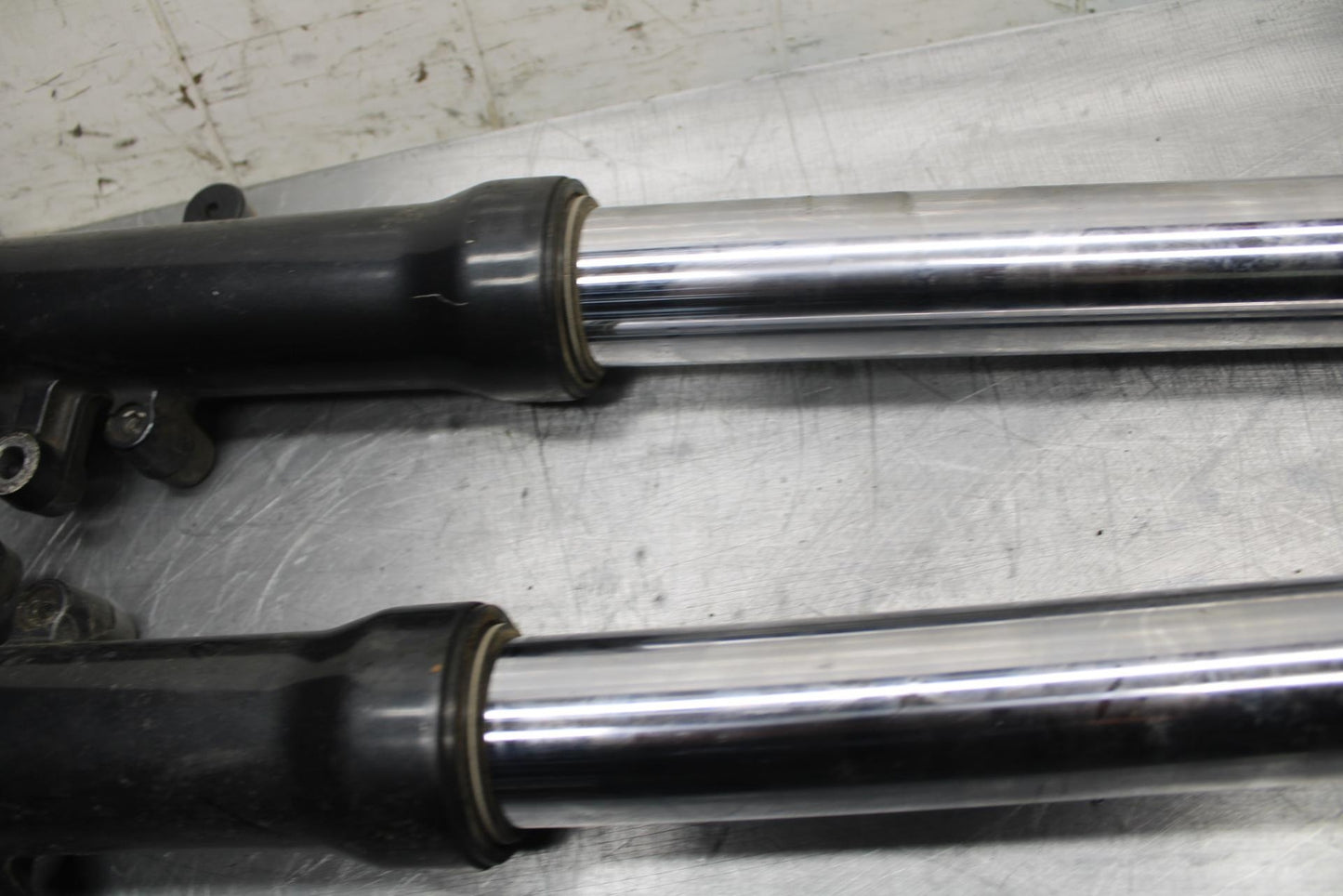 00-02 KAWASAKI NINJA ZX6R ZX600J FRONT FORKS SHOCK SUSPENSION SET PAIR BB489