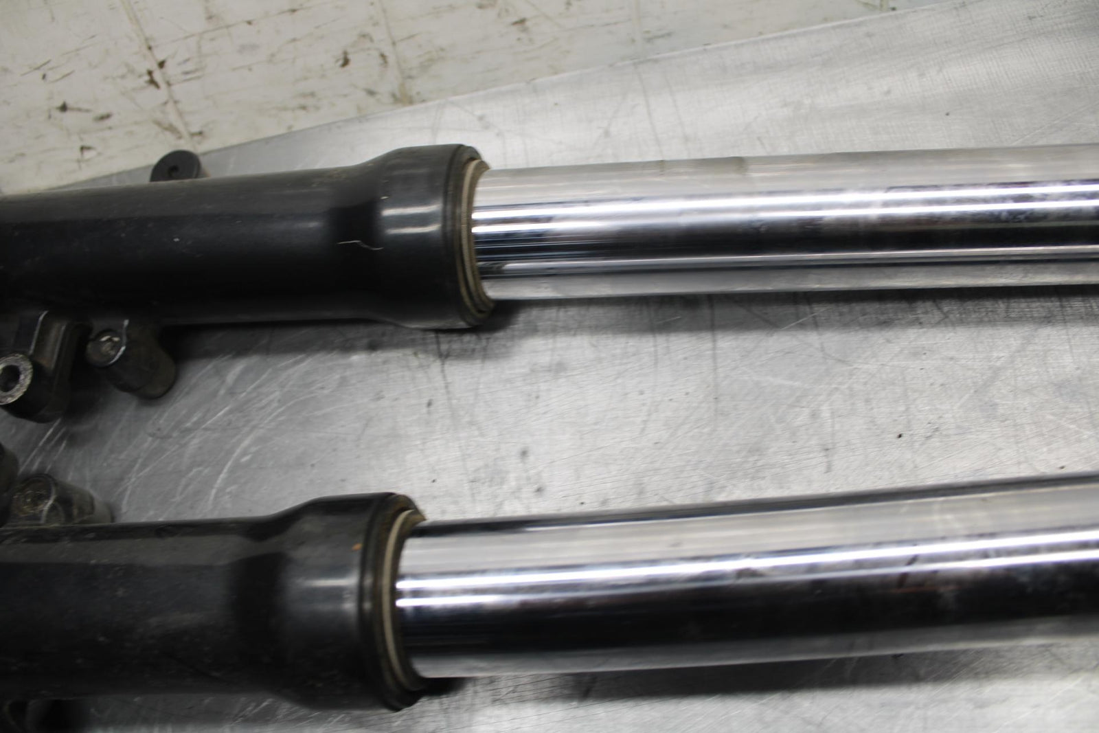 00-02 KAWASAKI NINJA ZX6R ZX600J FRONT FORKS SHOCK SUSPENSION SET PAIR BB489