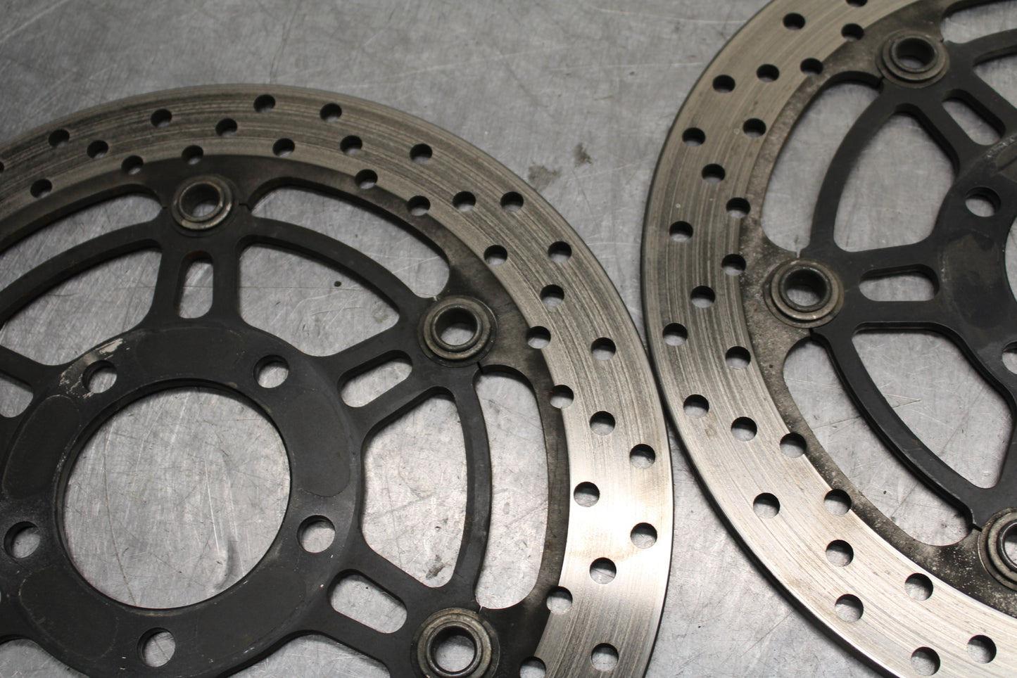 03 SUZUKI SV650S FRONT LEFT RIGHT BRAKE ROTORS DISCS BB130
