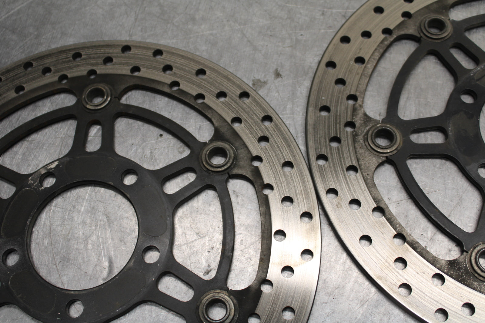 03 SUZUKI SV650S FRONT LEFT RIGHT BRAKE ROTORS DISCS BB130