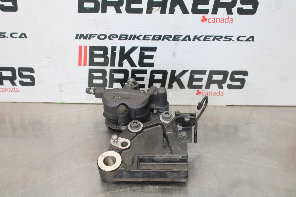 24-25 KAWASAKI ELIMINATOR 450 REAR BACK BRAKE CALIPER W MOUNT BRACKET BB869