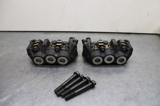 09-14 YAMAHA YZF R1 RIGHT LEFT FRONT BRAKE CALIPER SET PAIR CALIPERS BB118