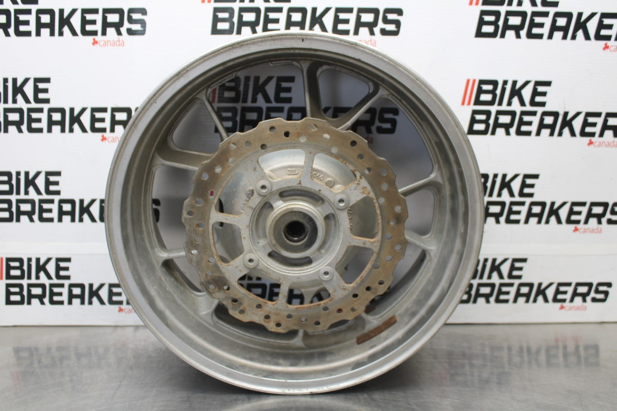 09 KAWASAKI CONCOURS 14 ZG1400B REAR WHEEL BACK RIM & ROTOR BB875