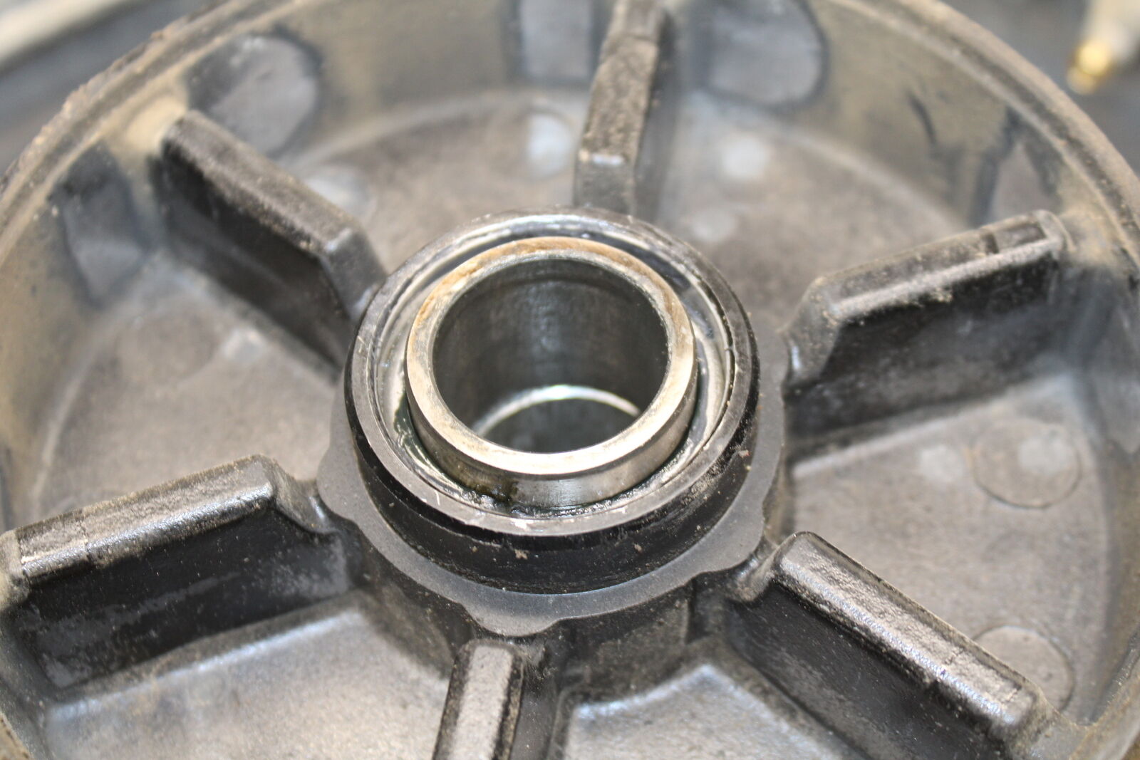 07-09 YAMAHA FZ6 REAR WHEEL REAR RIM  BB713